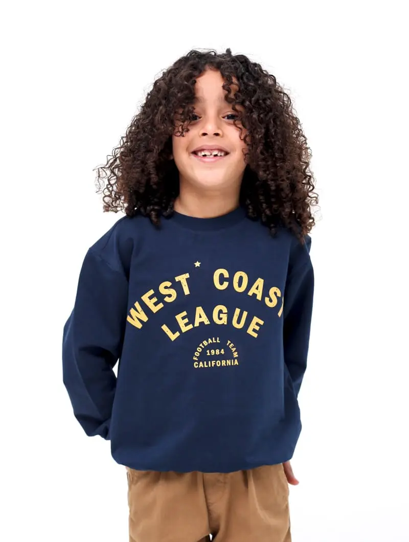 Sweat Basics motif graphique garçon